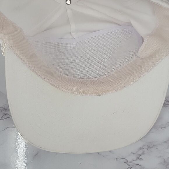 WINNER Renaissance International Vintage Geneva Hat White Blue Streetwear - Picture 11 of 12